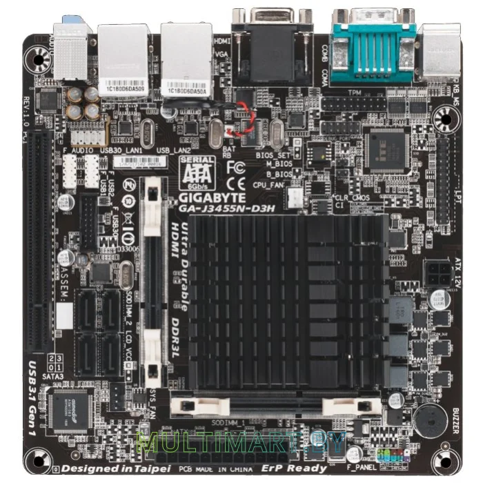 Материнская плата Gigabyte GA-J3455N-D3H